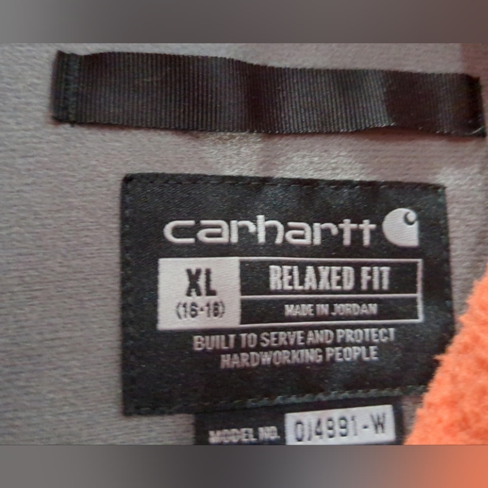 Carhartt Women’s Relaxed Fit Fleece Pullover Size XL NWOT MSRP $89.99 - Picture 5 of 6